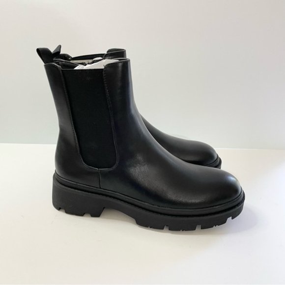 Womens C Paravano Chelsea Combat Boots EU Size 40 Black - Picture 5 of 13